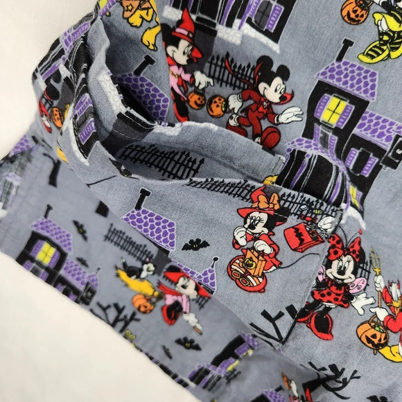 Disney Characters Halloween Scrub Top. Small - Picture 4 of 7